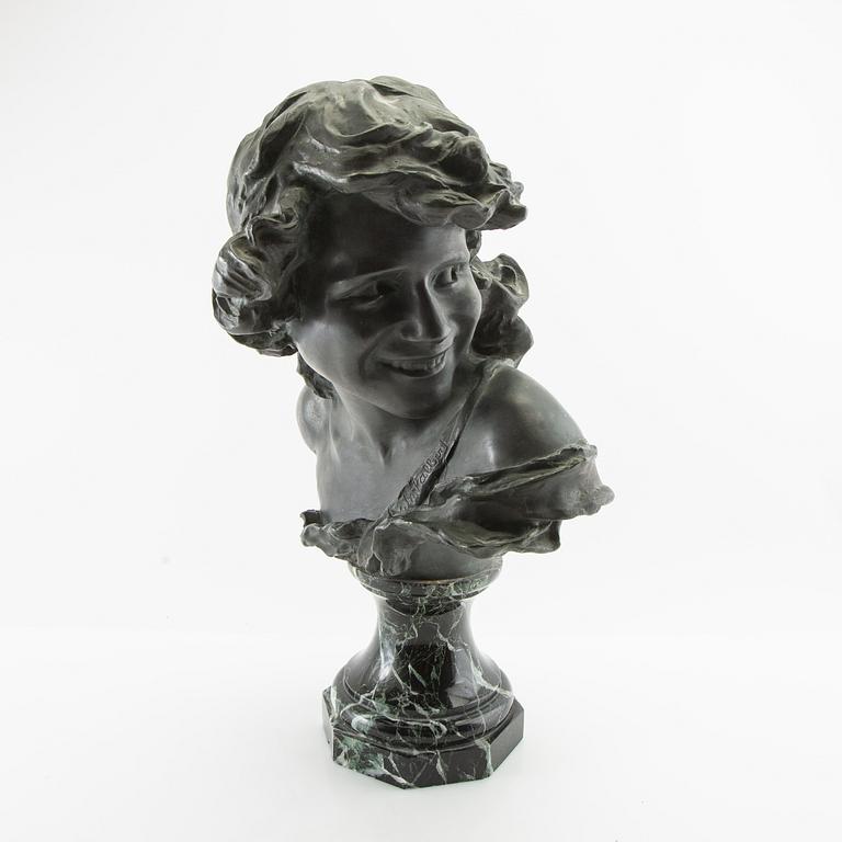 Jean-Antoine Injalbert, skulptur "L'enfant rieur".