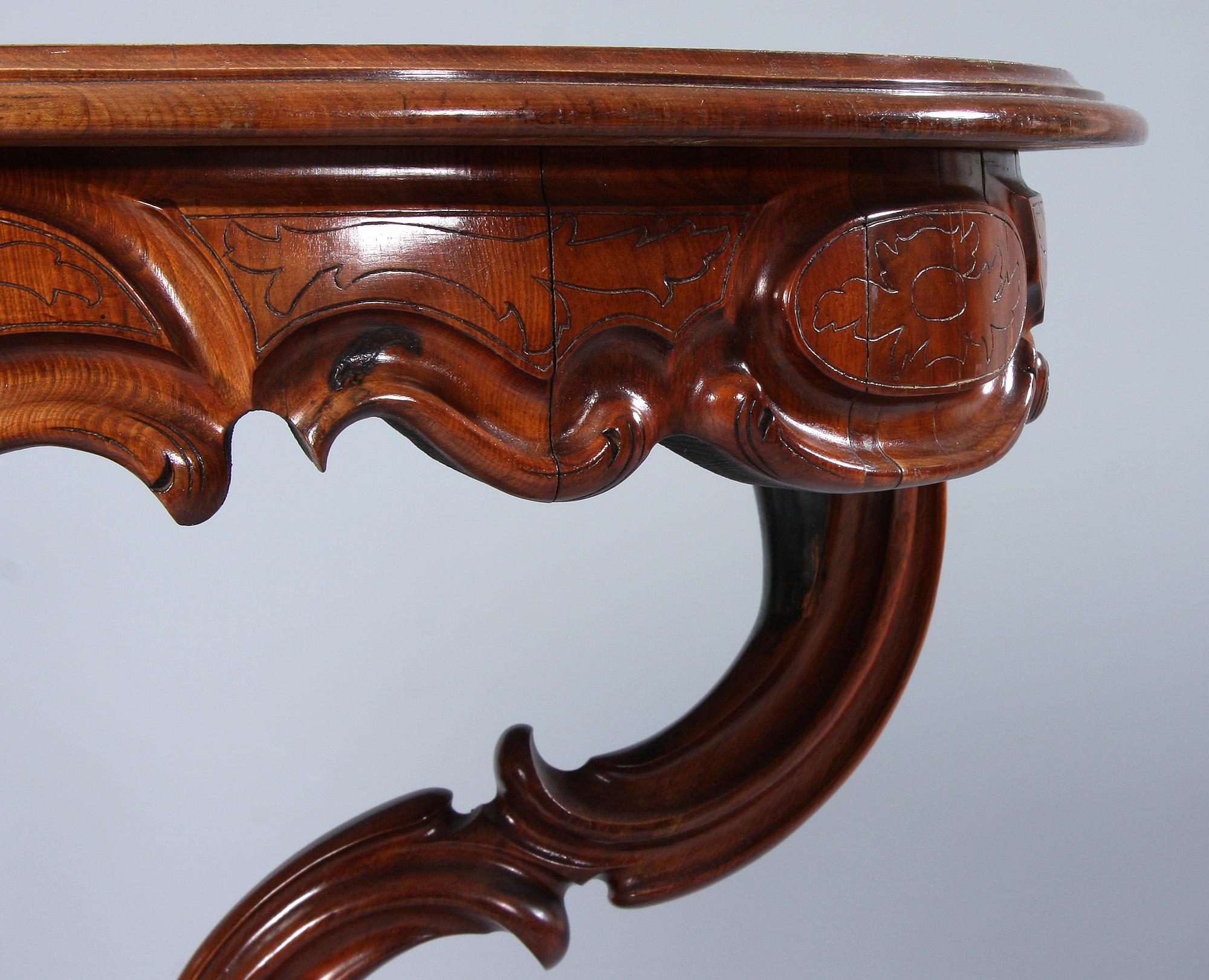 SALONGSBORD, nyrokoko, 1800-talets slut.