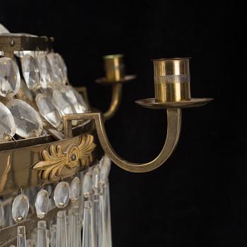 An early 20th century chandelier.