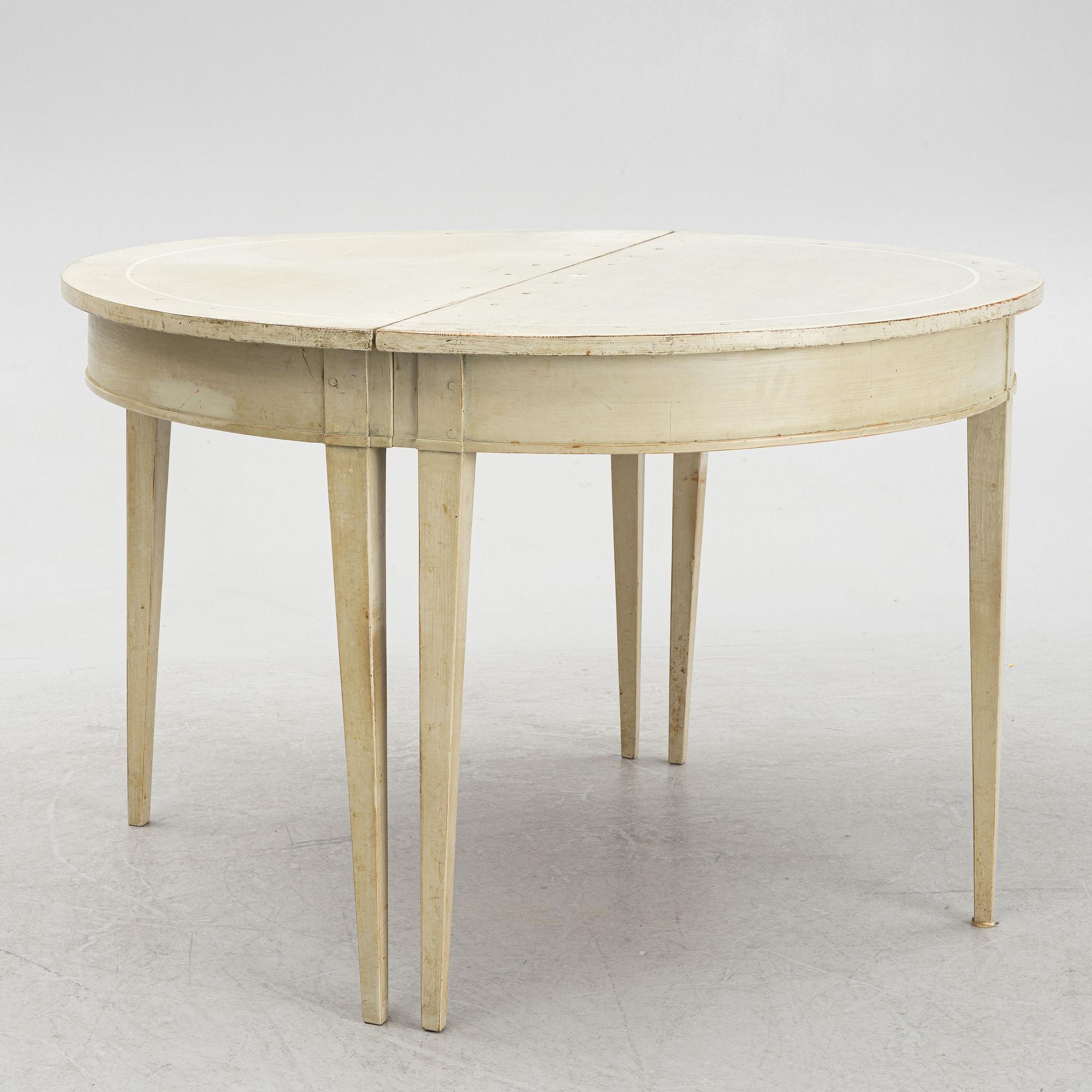 Matbord, omkring år 1900.