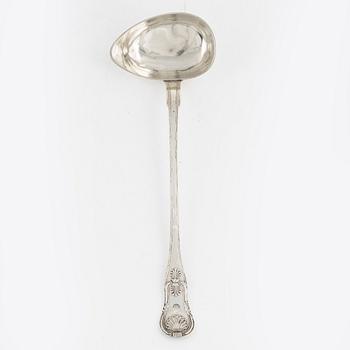 A Swedish Silver Ladle, mark of Gustaf Folcker, Stockholm 1851.