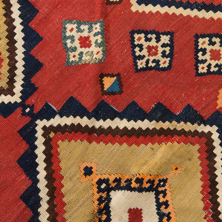 A Qashqai Kilim carpet, South Persia ca. 246 x 156 cm.