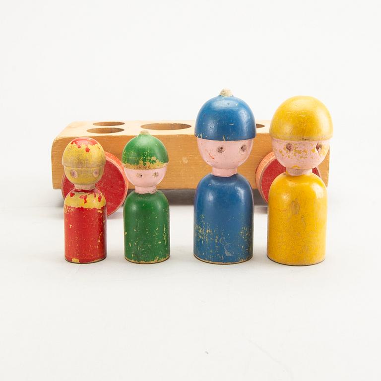 Kay Bojesen, "Family on a trip", toy, 1950s-60s.