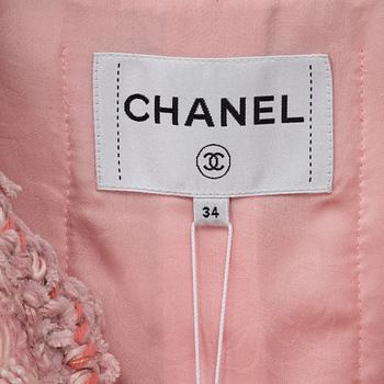 Chanel, kavaj, "Fantasy Tweed", storlek 34.