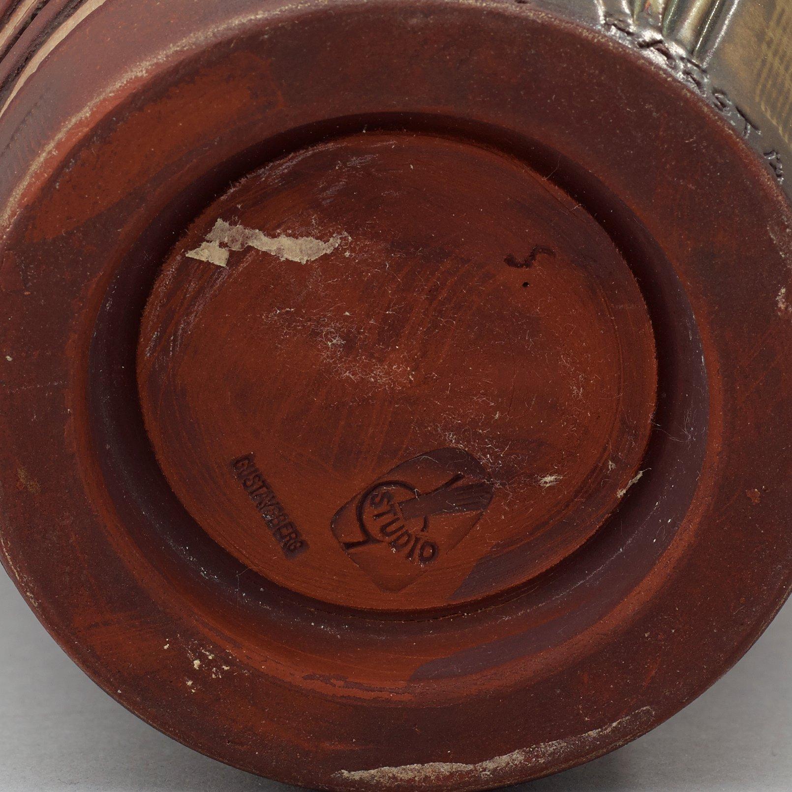 A Wilhelm Kåge 'Farsta' stoneware vase, Gustavsberg Studio 1949.