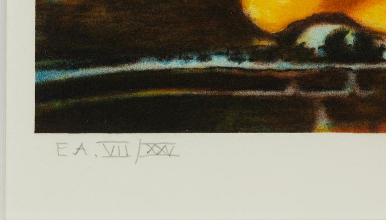 Ernst Billgren, "And tänker på världen" – Ur portföljen "Vid vägens slut".