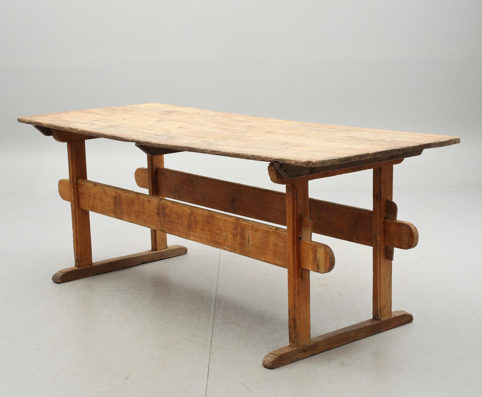 LÅNGBORD, allmoge, 1800-tal.