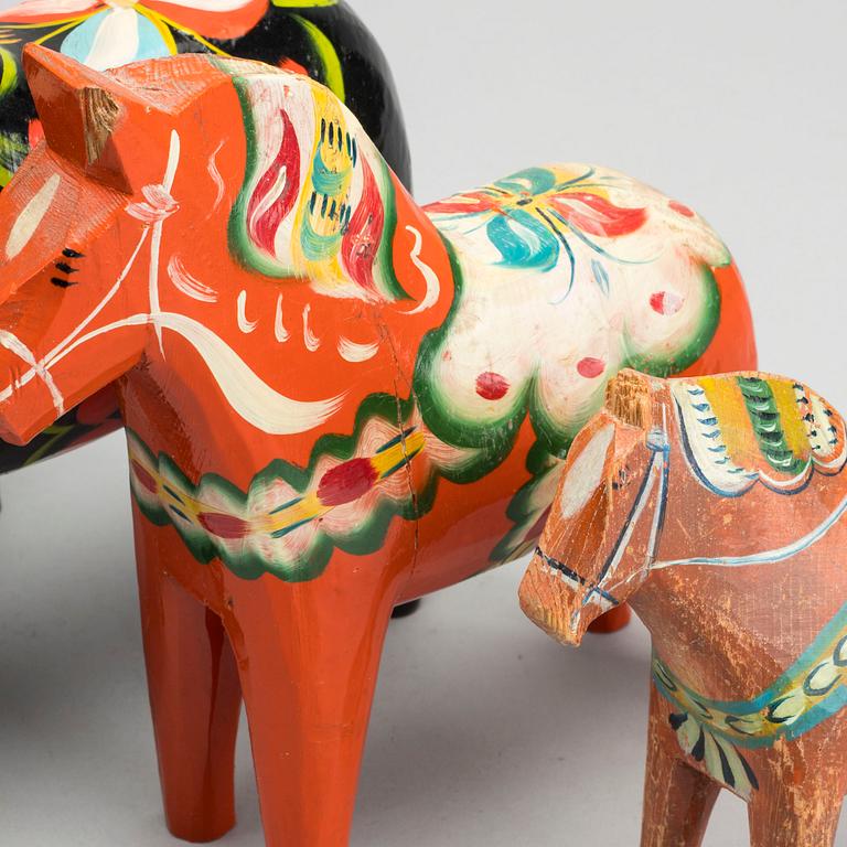 DALAHÄSTAR, 6 st, 1 st 1900-talets första hälft, resten 1900-talets senare.