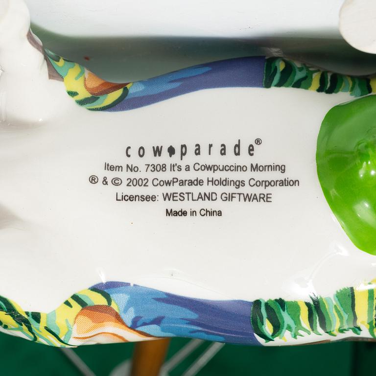 Six 'Cow Parade' figurines, 2000s.