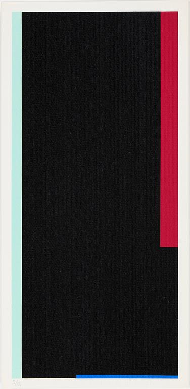 OLLE BAERTLING, färgserigrafi, stämpelsignerad (blindstämpel), Baertling Foundation, numrerad med blyerts 3/12.