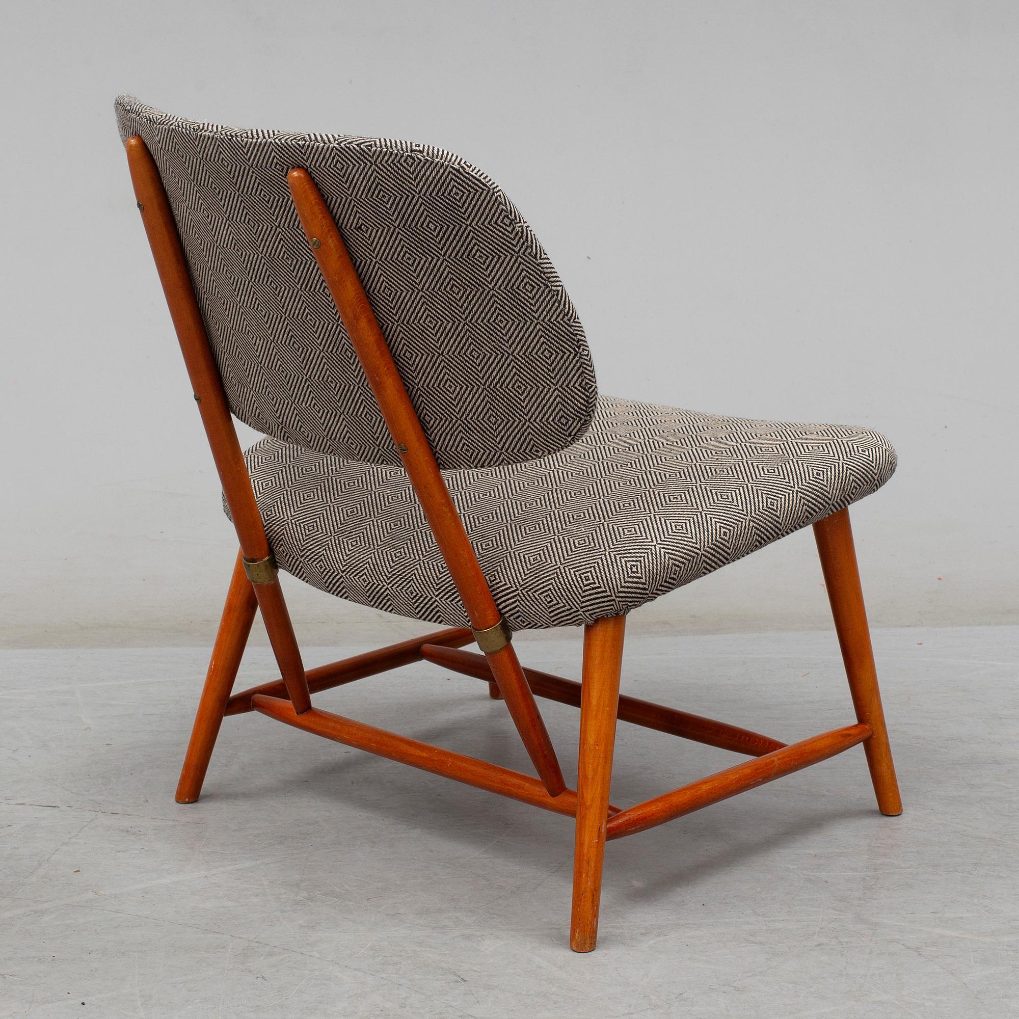 ALF SVENSSON, a 'TeVe' armchair. Second half of the 20th century.