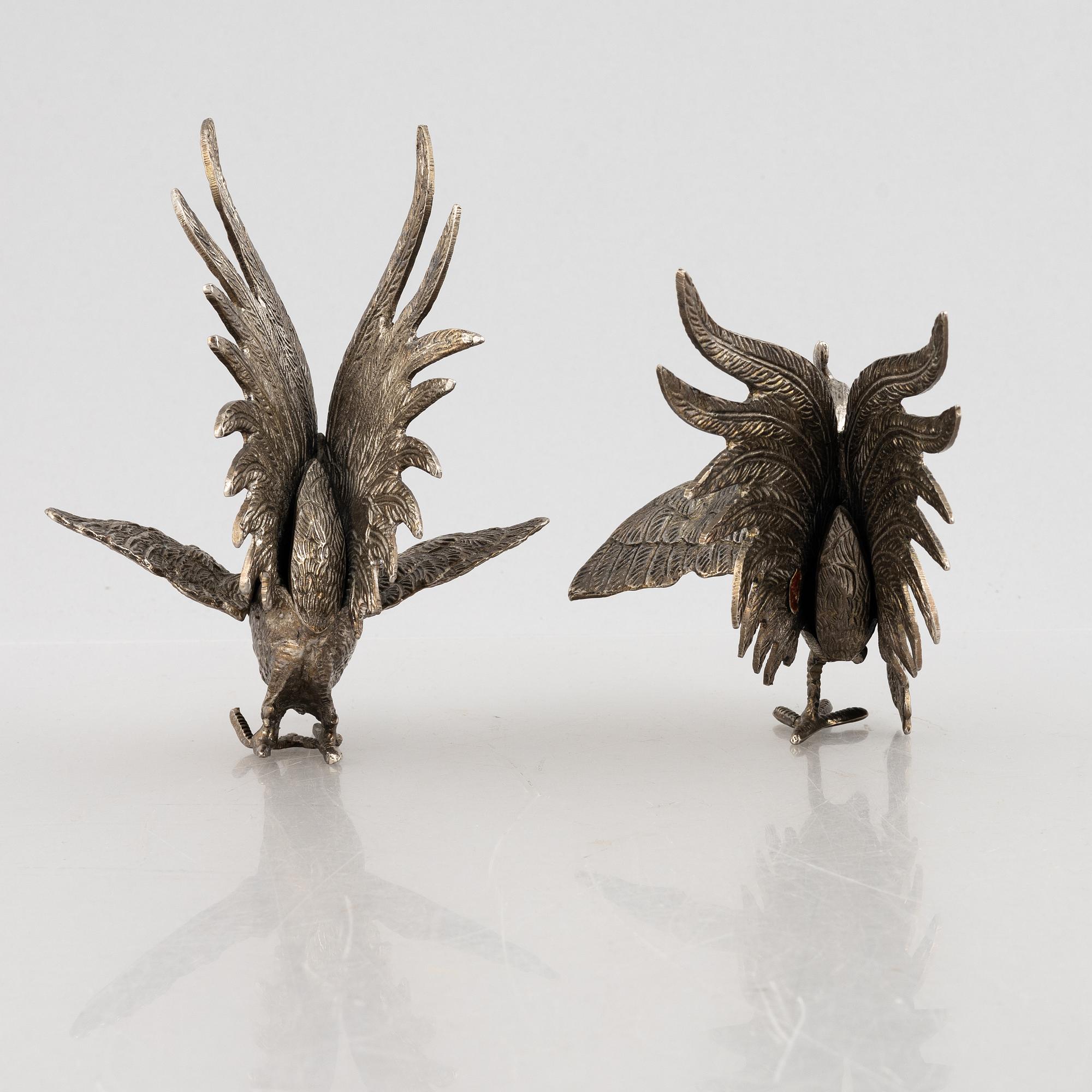 Two table decorations, Italy, second half of the 20th Century.