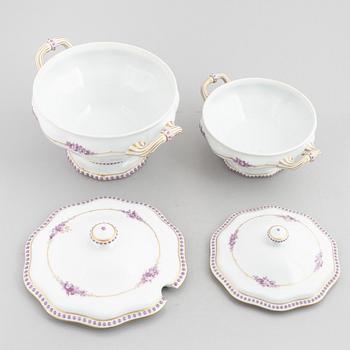 Dinner service, 100 pieces, Rosenthal, with monogram.