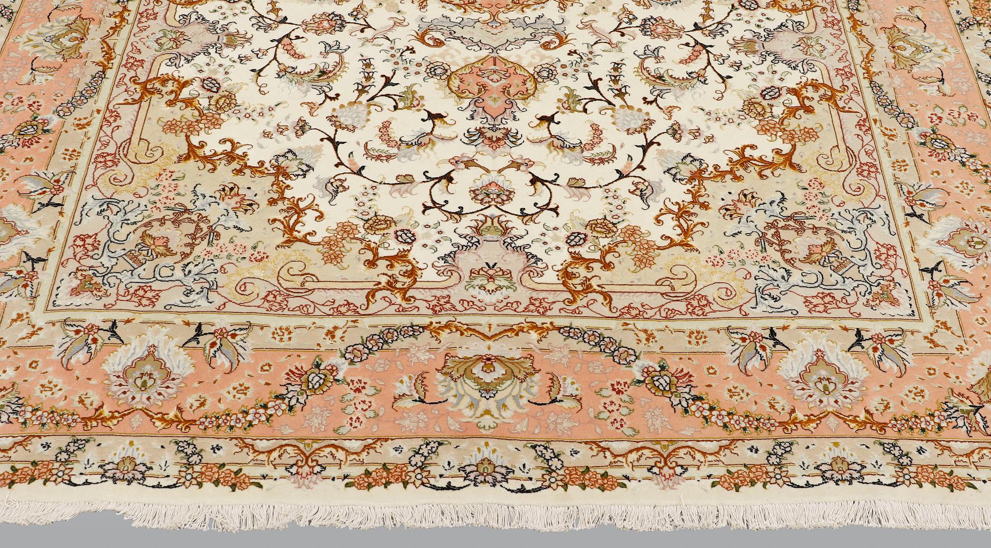 Matto, Tabriz, Part Silk, sk 50 Radj, ca 298 x 205 cm.