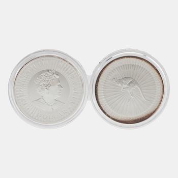 15 st 1oz mynt 999 silver.