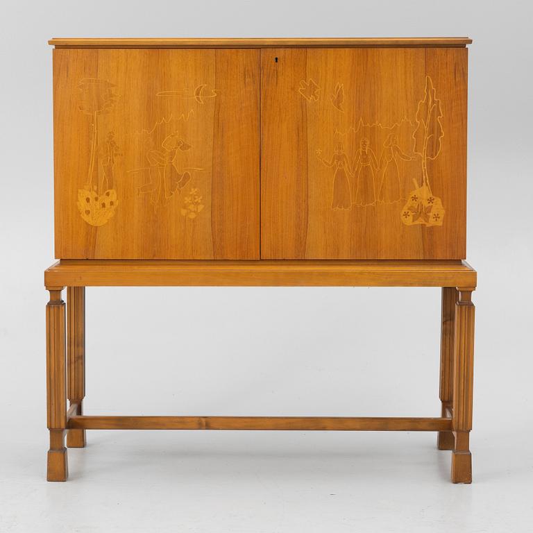 Cabinet, Swedish modern, mid-20th century.