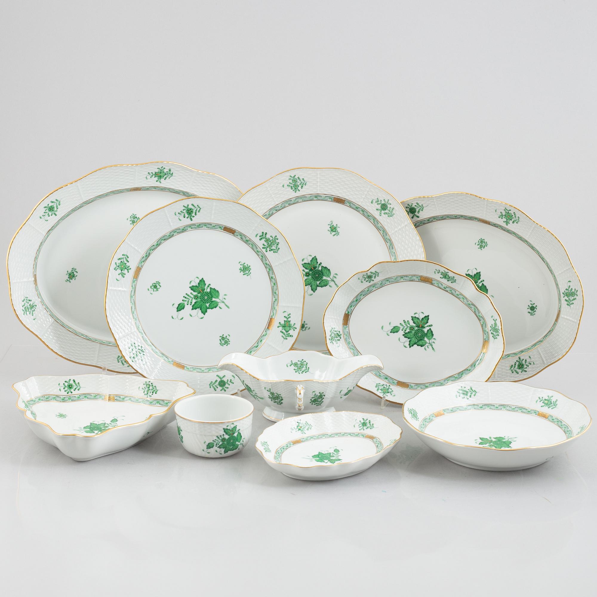 A 130 pcs dinner service, Herend, Hungary.