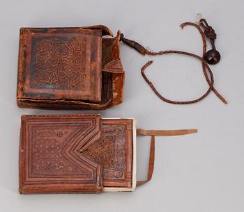 ISLAMISK BÖNBOK, handskrift, enligt uppgift Marocko. Möjligen tidigt 1900-tal.