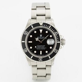 Rolex, Submariner, "Triple Zero", armbandsur, 40 mm.