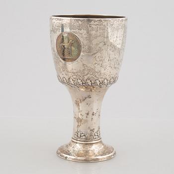 CG Hallberg, pokal, silver, Stockholm 1919.