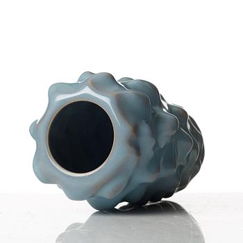 Axel Salto, a stoneware vase, Royal Copenhagen, Denmark, early 1960's.