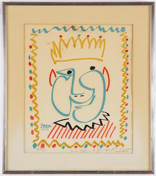 Pablo Picasso, "Tête de roi (Carnaval de Nice)".