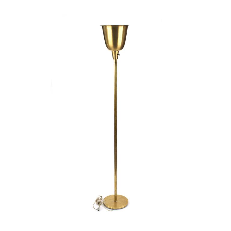 GOLVLAMPA, mässing. 1900-talets mitt.