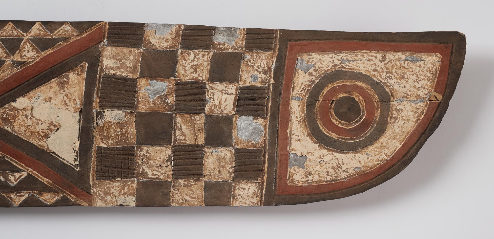 Plankmask, "Nwantantay", enligt uppgift ifrån Bwa, Burkina Faso, 1900-talets andra hälft.