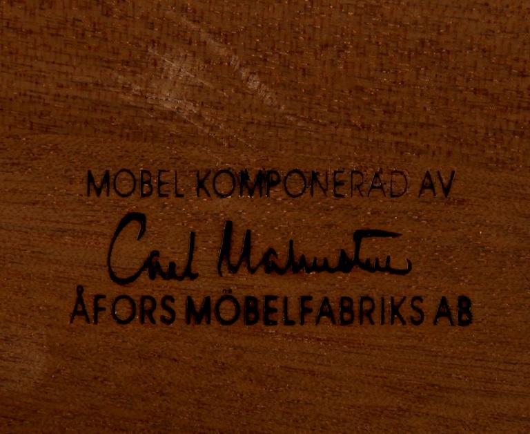 BORD, 2 st, "Ovalen", Carl Malmsten, Åfors Möbelfabrik, 1900-talets andra hälft.