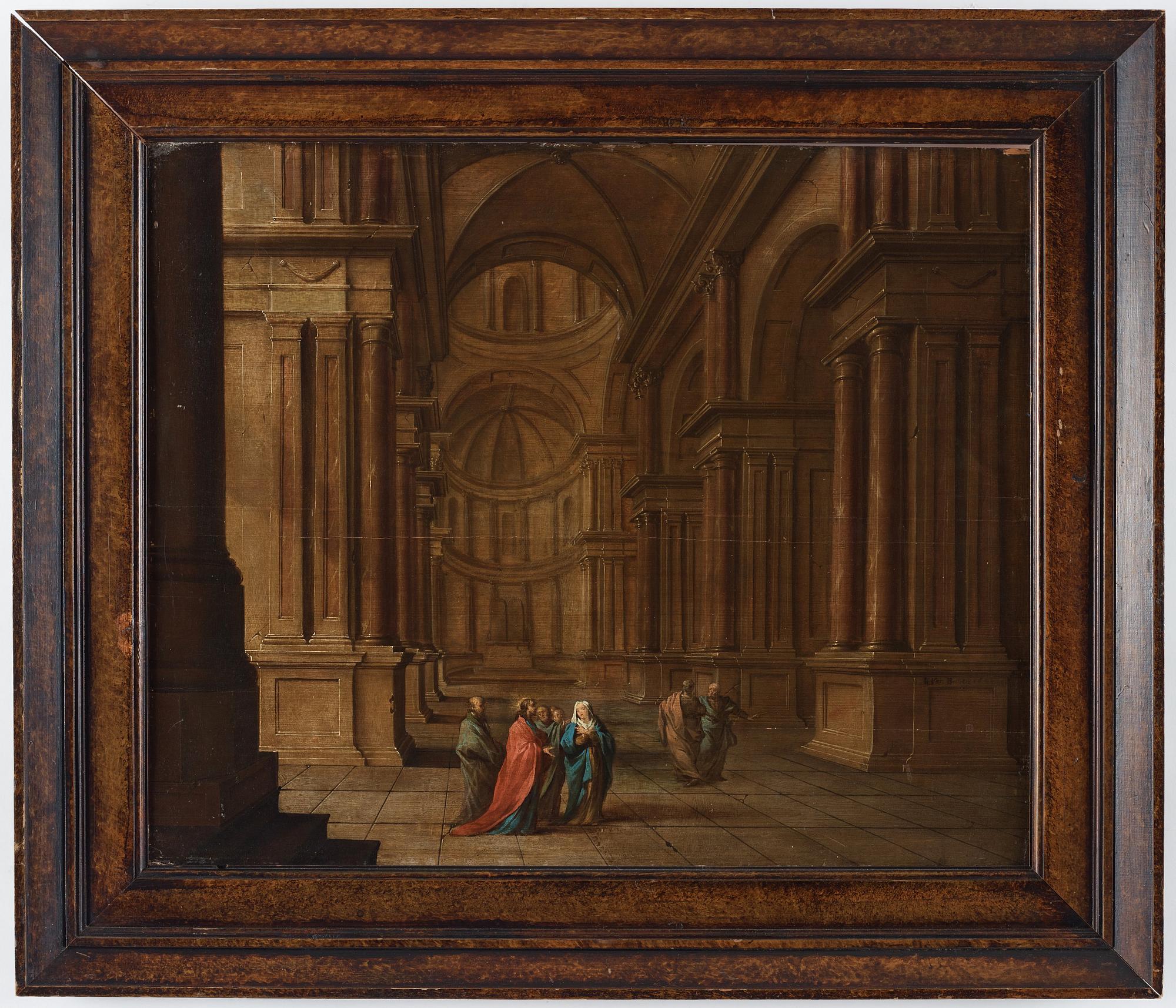 Jan Juriaensz. van Baden, Palace interior with Christ.