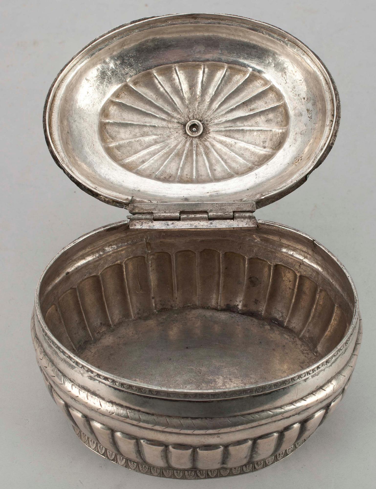 SOCKERSKÅL, silver, biedermeier, Baltisk 1820-1840.