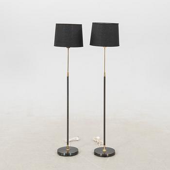 Floor lamps, a pair model 7061, Falkenbergs Belysning 1960s.