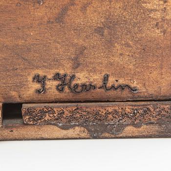 Ingrid Herrlin, Translation: "Box with green apples, stoneware".