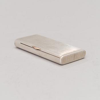 A RUSSIAN SILVER CIGARETTE CASE, St:Petersburg ca 1900, goldsmith И.Б.