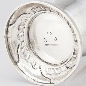 Erik Enander, bägare, silver, Uppsala 1786.