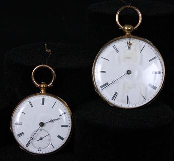 FICKUR, 2 st, 18 K guld.