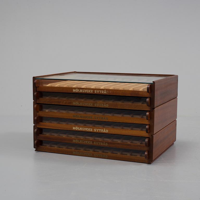 SYTRÅDSMONTER, "Mölnlycke sytråd", 1900-talets mitt.