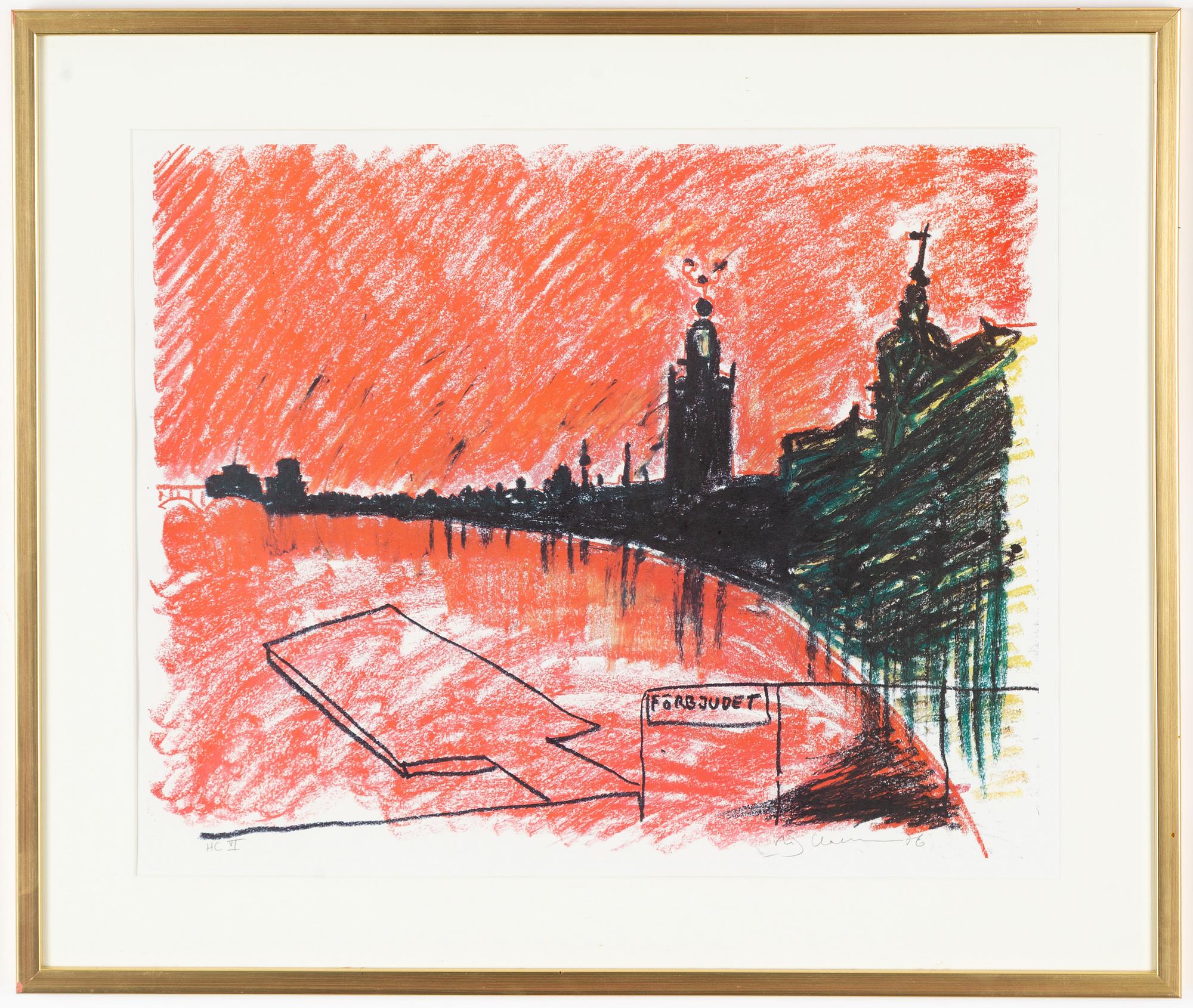 Slas (Stig Claesson), Twilight over Stockholm.