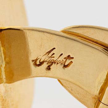 Manschettknappar, ett par, 18K guld. Stigbert, Engelbert.