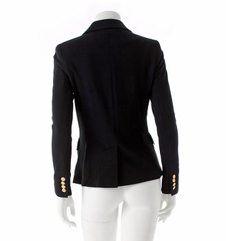 RALPH LAUREN, a black cotton jacket. Size s.
