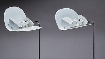 BORDSLAMPOR, ett par B 200, Bergboms, 1900-talets senare del.