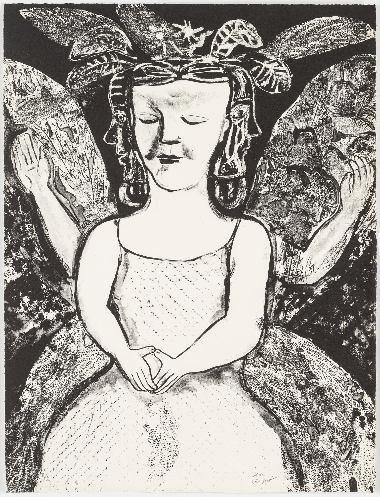 LENA CRONQVIST, litografi, signerad och numrerad 2/10.