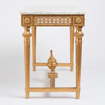 Konsolbord, Stockholmsarbete i Pehr Ljungs art (1743-1819), Sengustavianskt.