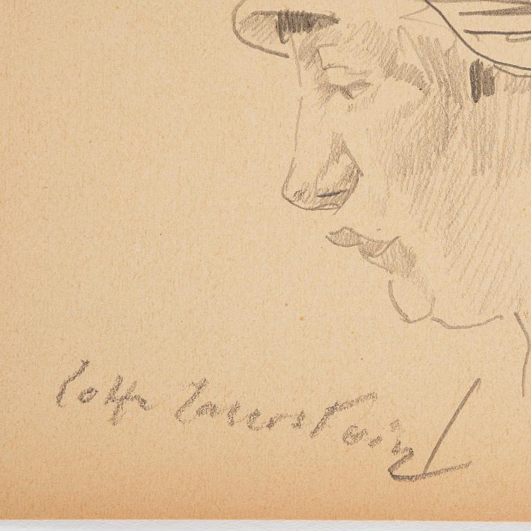 Lotte Laserstein, Självporträtt i hatt.