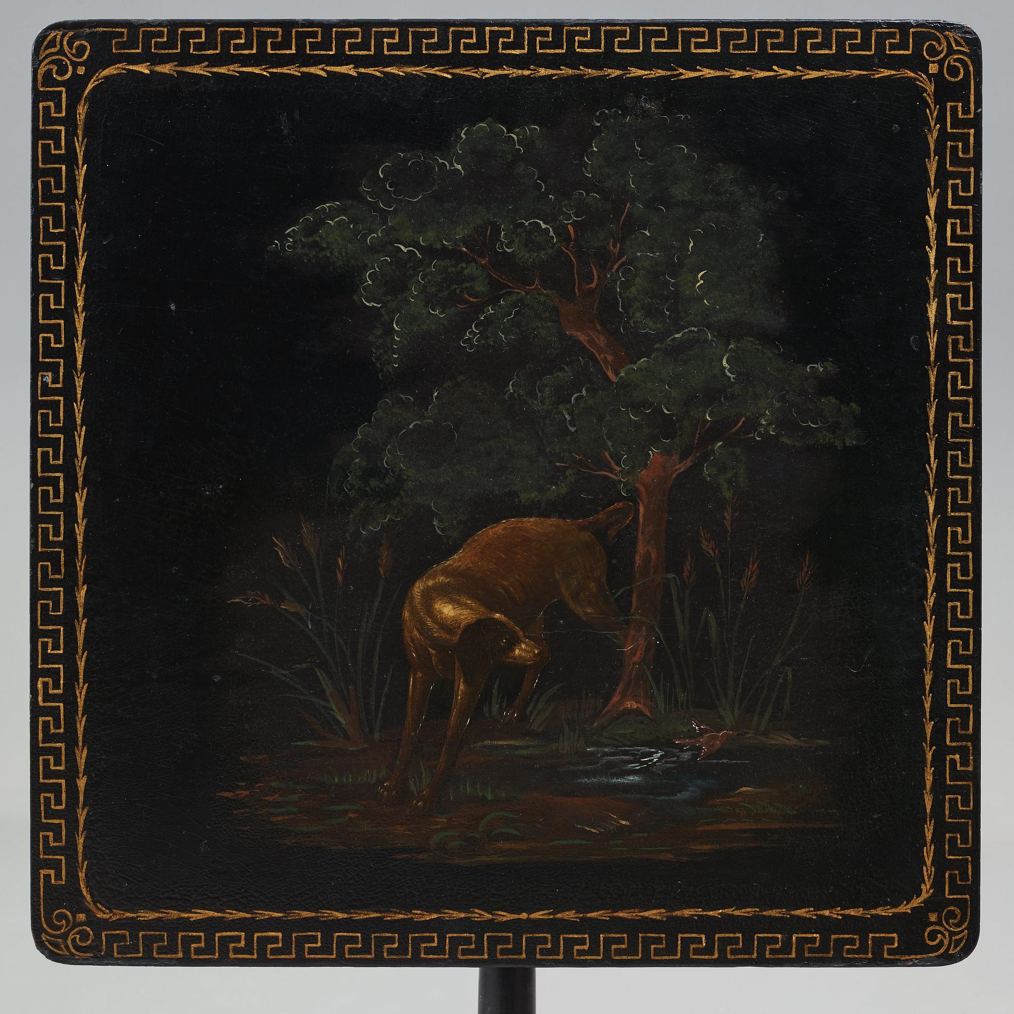 A Swedish tilt-top table from the workshop of Johan Nils Asplind, active in Falun 1783-1820.