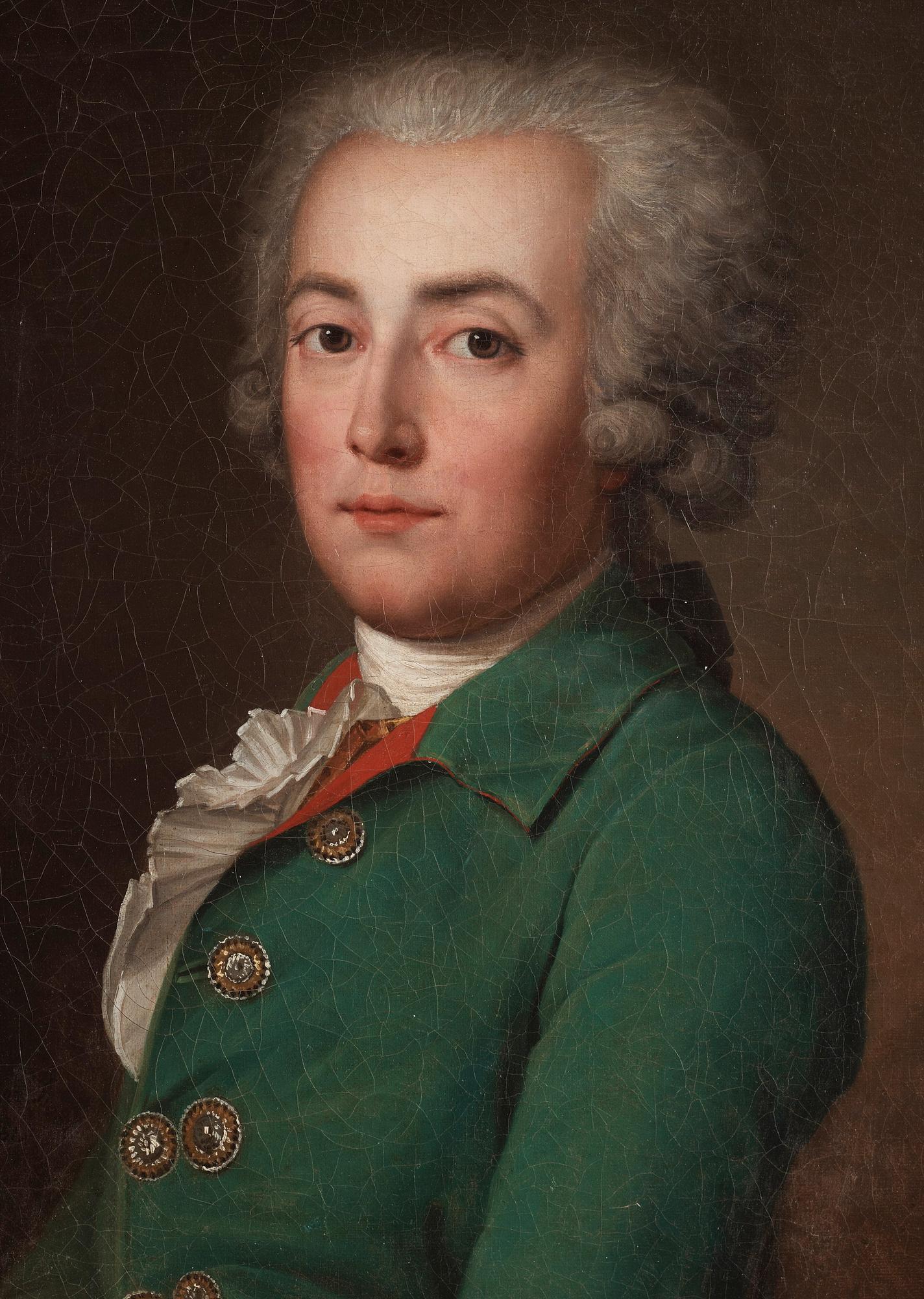 Adolf Ulrik Wertmüller, "Comte Stanislas-Marie-Adelaide Clermont-Tonnerre" (1757-1792).