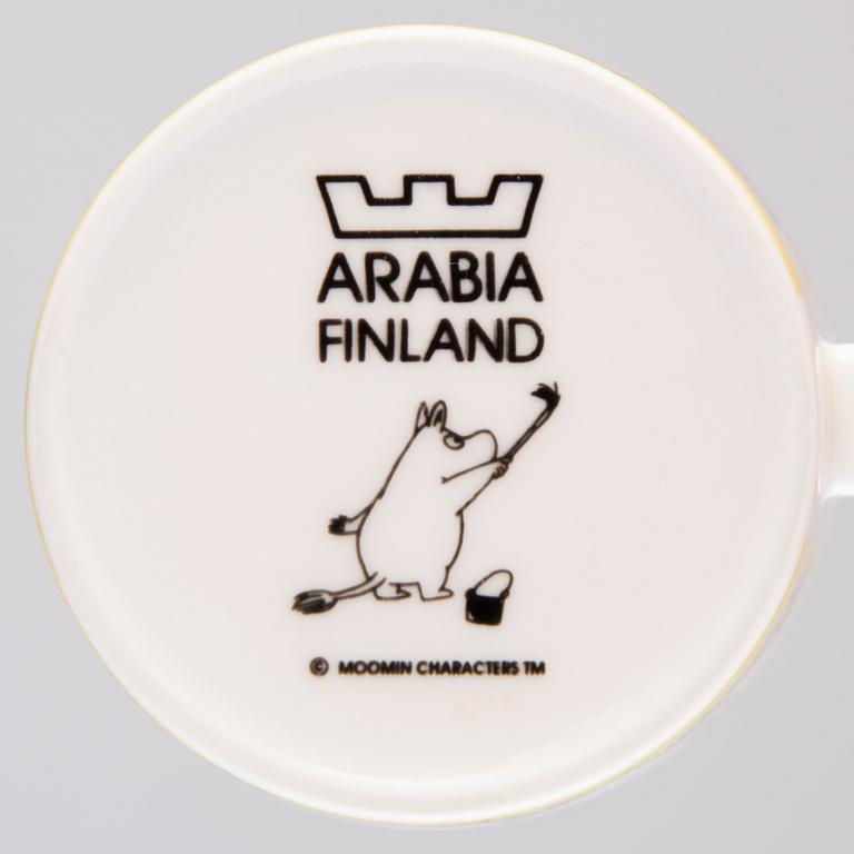 MUMINMUGGAR, 13 st, porslin, Moomin Characters, Arabia 1999-2017.