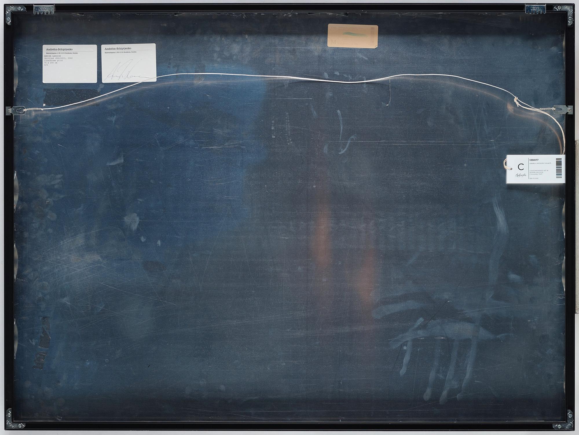 Annika Larsson, "Untitled (Poliisi)", 2002.