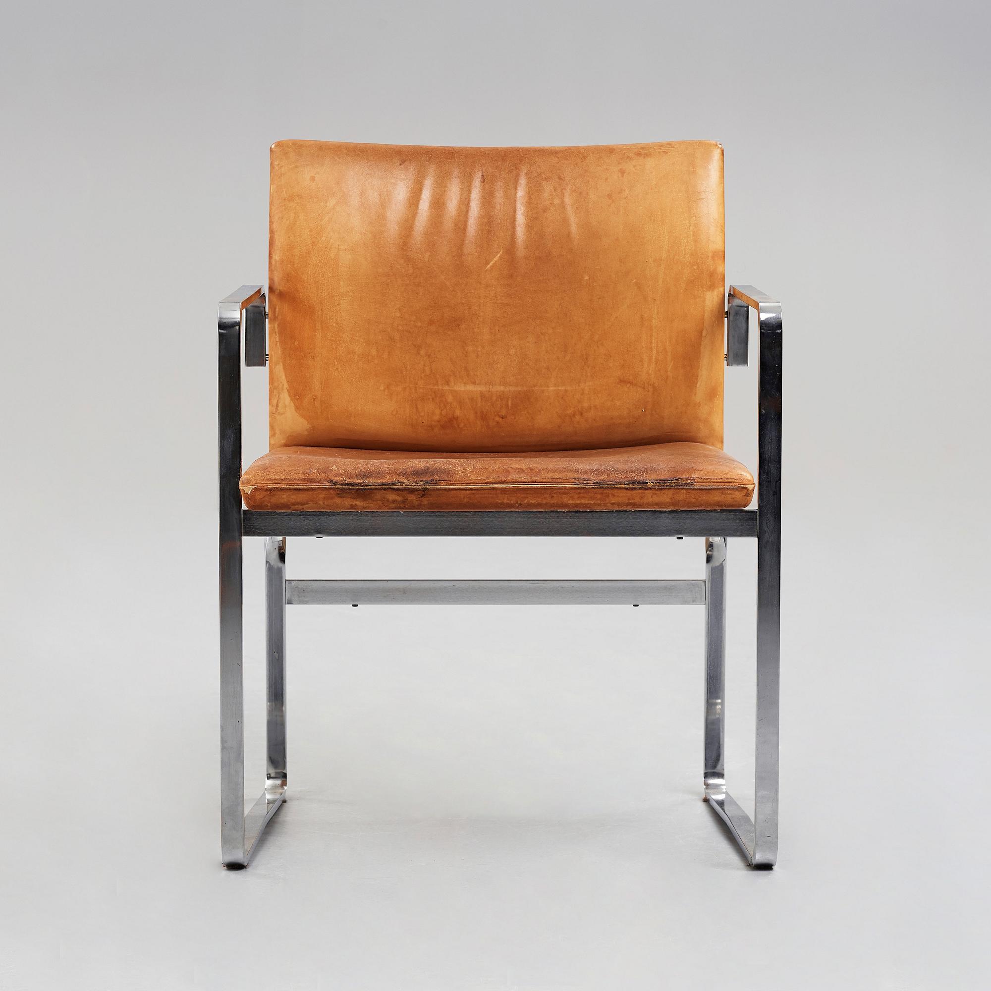 HANS J WEGNER, a "JH-811" chair for Johannes Hansen, Denmark 1970's.