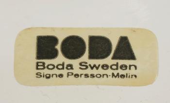 ÖLGLAS, 6 st, Signe Persson-Melin, Boda. 1900-talets andra hälft.